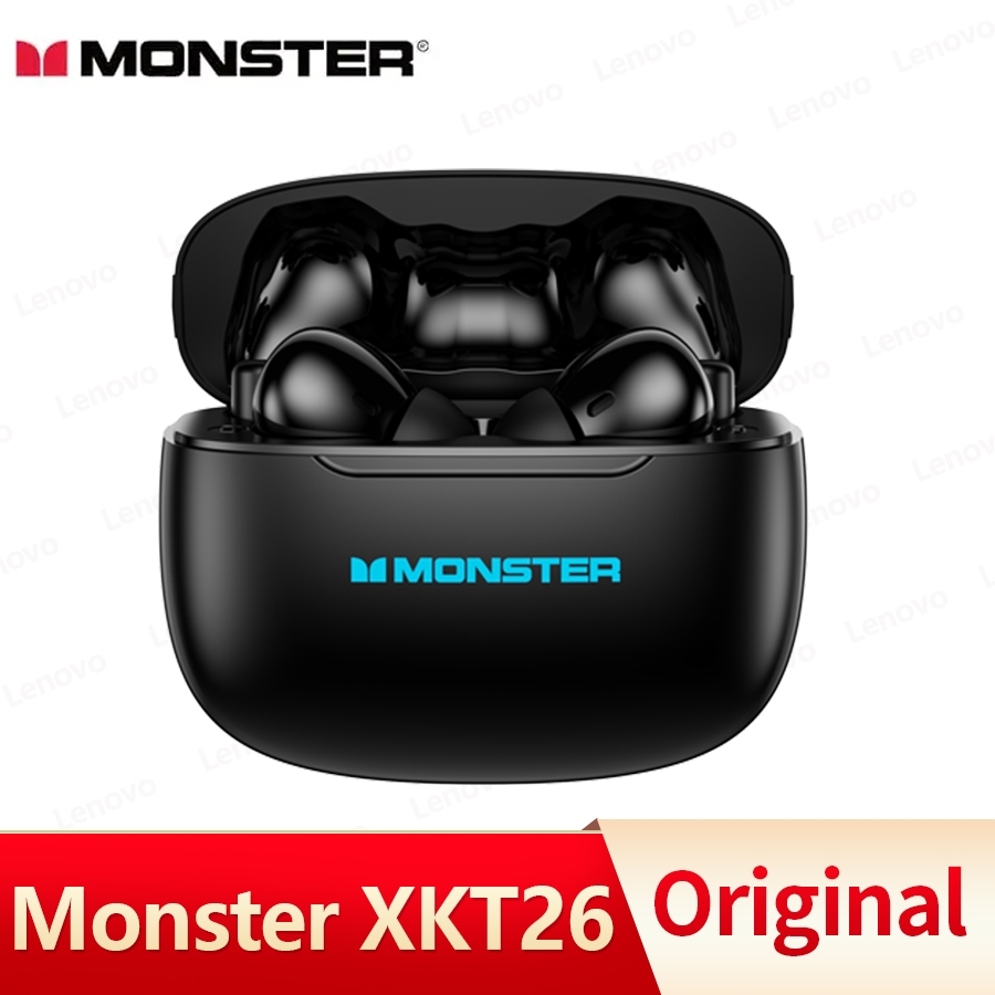 [พร้อมส่งในไทย] Monster XKT26 หูฟังบลูทูธไร้สาย 5.4 โทรคุยชัด เสียงดี ตัดเสียงรบกวน หูฟังบลูทูธ พร้อ