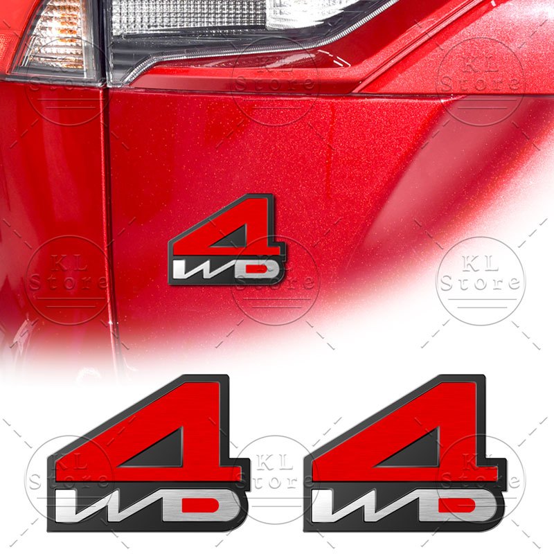 3d อลูมิเนียม 4WD สัญลักษณ์รถสติกเกอร์สําหรับ Isuzu D Max กราฟิก Off Road 4×4 4WD โลโก้ Auto Body ด้านหลัง Badge Decal อุปกรณ์เสริม