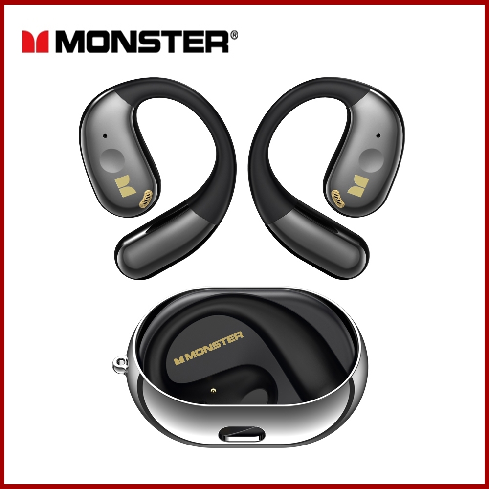 Monster AC360 หูฟังไร้สายบลูทูธ Bluetooth 5.4 กันน้ำ และ ลดเสียงรบกวน HD Calls ความหน่วงต่ำ หูฟัง พร้อมไมโครโฟน
