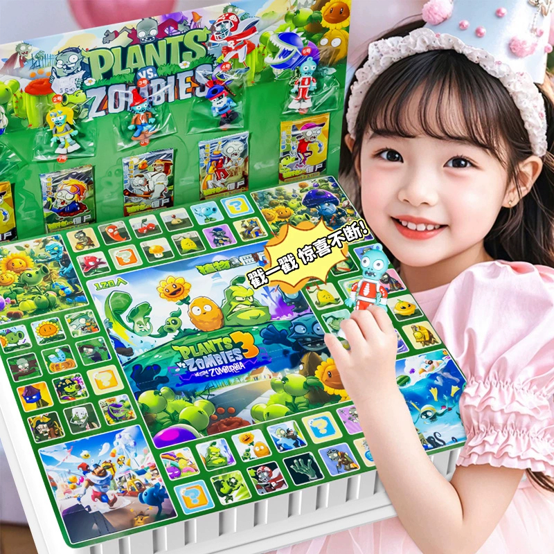 ใหม่! 40 ชิ้นกล่องสุ่ม Plants vs Zombies! ตุ๊กตาผักและซอมบี้สุดน่ารัก, ของเล่นเสริมทักษะ, ของขวัญวันเกิด, ของสะสม