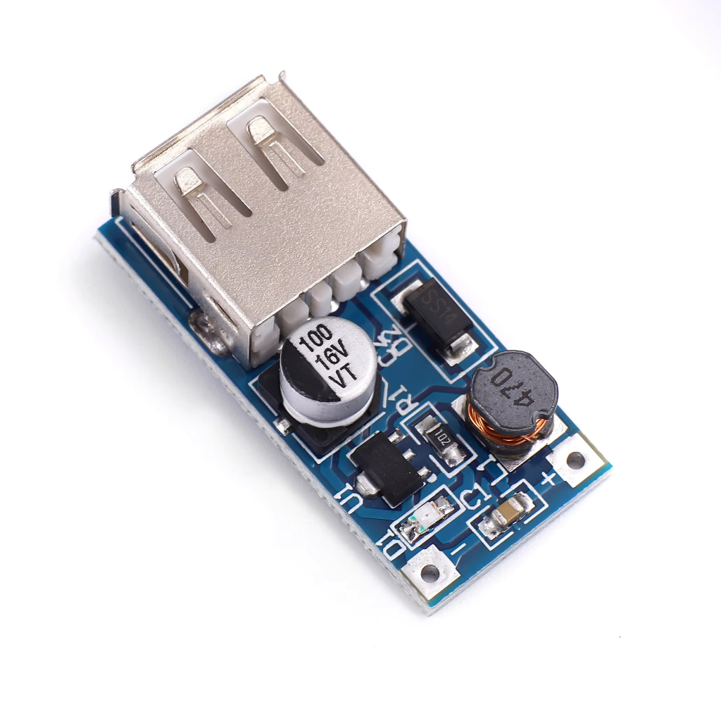 Dc-dc Booster Module (0.9V~5V) ลิตร 5V 600MA USB Booster Circuit Board Power Bank Booster