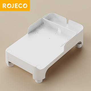 Rojeco แมวป้อนอัตโนมัติขาตั้งยกสูงเหมาะสําหรับเดี่ยว/คู่ Fee…