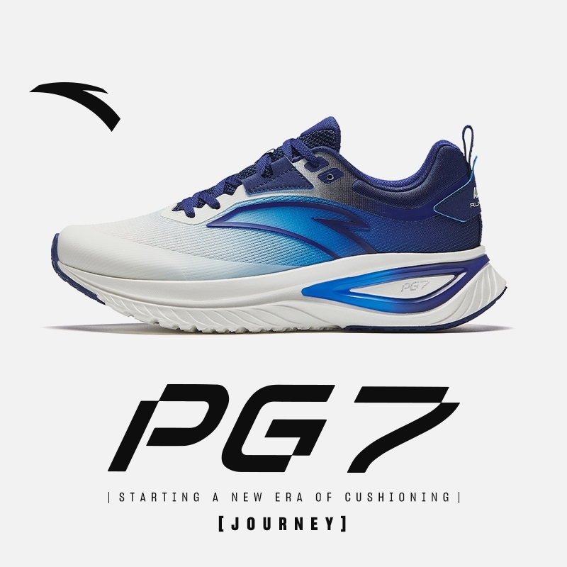 ANTA Men PG 7 JOURNEY 2E Widefoot รองเท้าวิ่งผู้ชาย แผ่นรองรับแรงกระแทก สวมใส่สบาย 112435519