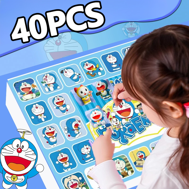 สนุกทุกหลุม! โดราเอมอนกล่องสุ่ม 40 หลุม ของเล่นเด็กพร้อมตุ๊กตาพวงกุญแจ ใช้แจกในงานปาร์ตี้หรือกิจกรรมโรงเรียน