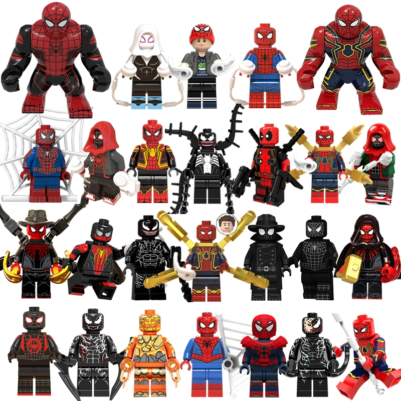 ชุดตัวต่อ Blind Bag สไปเดอร์แมน 12 ชิ้น! สร้างโมเดลฮีโร่สุดเท่สำหรับเด็ก ๆ, ของเล่นเสริมทักษะ, พัฒนาการ และของขวัญวันเกิด