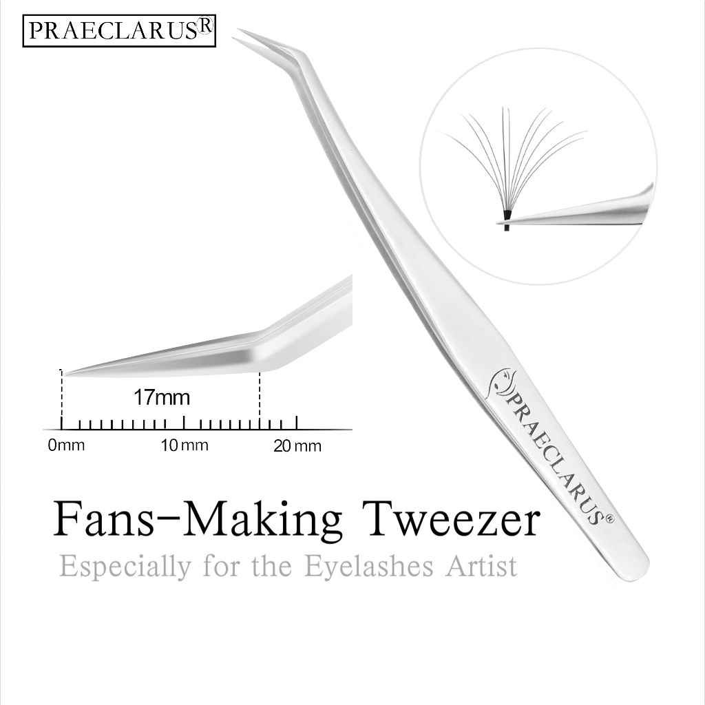 Praeclarus สแตนเลส Nipper แหนบป้องกันไฟฟ้าสถิตสําหรับต่อขนตาป้องกันการกัดกร่อนป้องกันกรดและฐาน ความแม่นยําสูงสแตนเลส Nippers เครื่องมือแต่งหน้า - รูปที่ 4