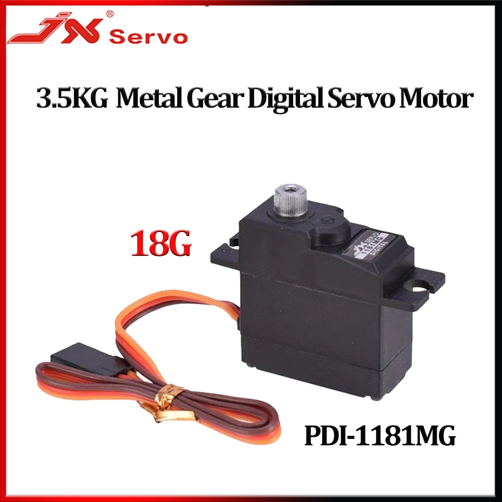 Jx Servo PDI-1181MG 18g 3.5KG เกียร์โลหะเซอร์โวดิจิตอลสําหรับ WLtoys 144001 Wpl RC รถ B1/16 B24 C14 