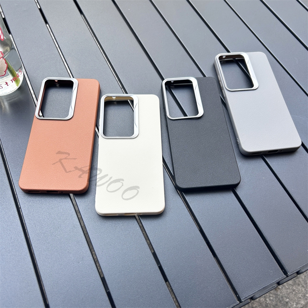 Vivo V29 V29E V27 Pro V30 V40E V40 V17 V19 Y36 Y27 V50 Lite หนังผิวนุ่ม TPU เคสโทรศัพท์