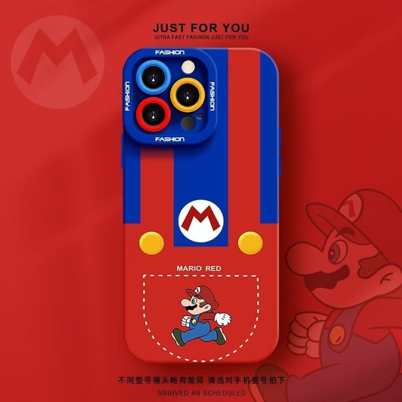 ใหม่ เคสโทรศัพท์มือถือ กันกระแทก ลาย Angel Eye Mario สําหรับ Apple 7 8 plus x xs 11 12 13 14 15 pro max promax plus
