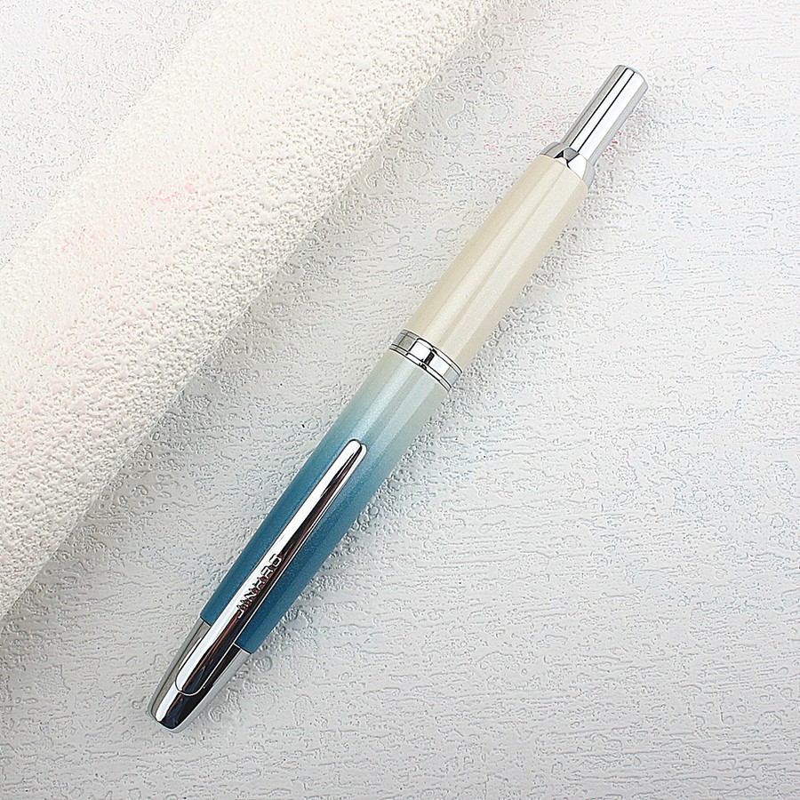 Jinhao 10 กดปากกากด Out Tip Medium Fine EF Tip นักเรียนทุกวันทํางานปากกาปากกา Positive Posture Pract