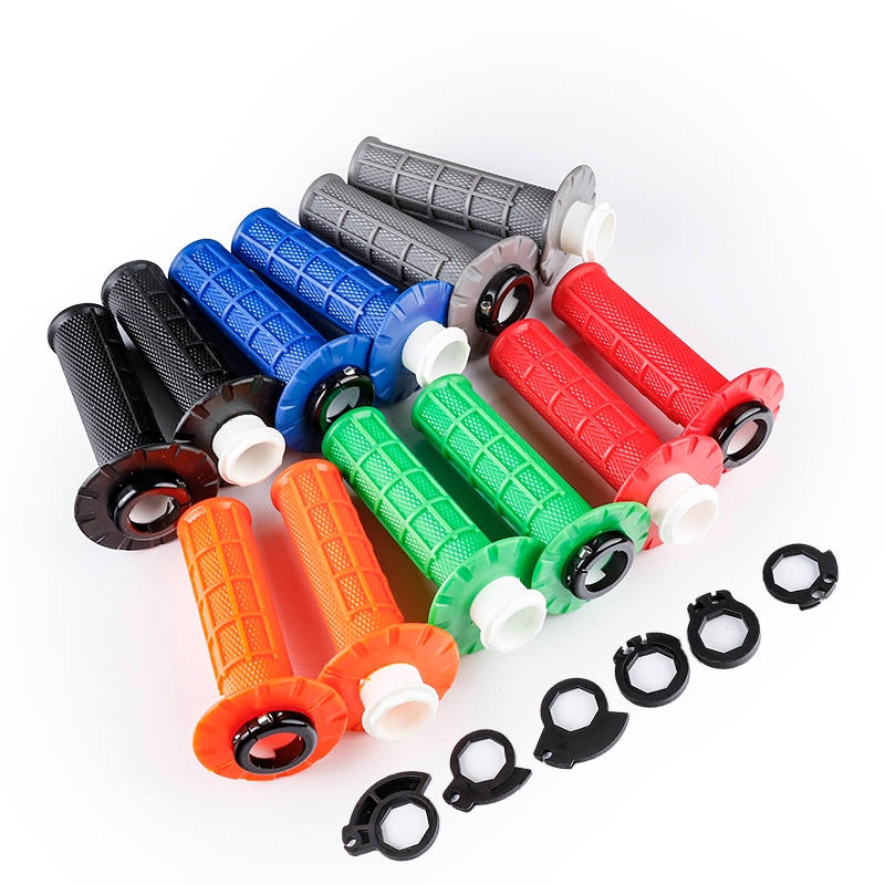 Universal 7/8 22mm Handle Grips Dirt Pit Bike Motocross รถจักรยานยนต์ยาง Handle Bar Grip สําหรับ KTM