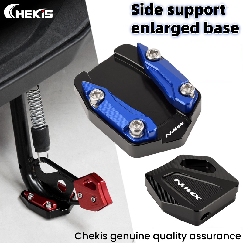 Chekis สําหรับ YAMAHA NMAX155 NVX155 AEROX155 V3 TURBO TECH MAX NEO NMAX AEROX NVX 155 2025 2026 ดัดแปลงด้านข้าง supple ฐานขยายกว้างขึ้น pad เสริมอุปกรณ์ตกแต่ง