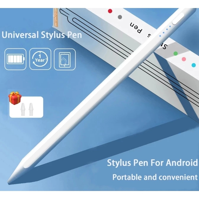 (ส่งจากไทย)[สำหรับTablet] รุ่น PEN ปากกาสำหรับ gen9 8,7,6,10.2 Air4,5 วางมือ+แรเงาได้ ผลไม้หลังเครื่อง ใช้งานง่าย