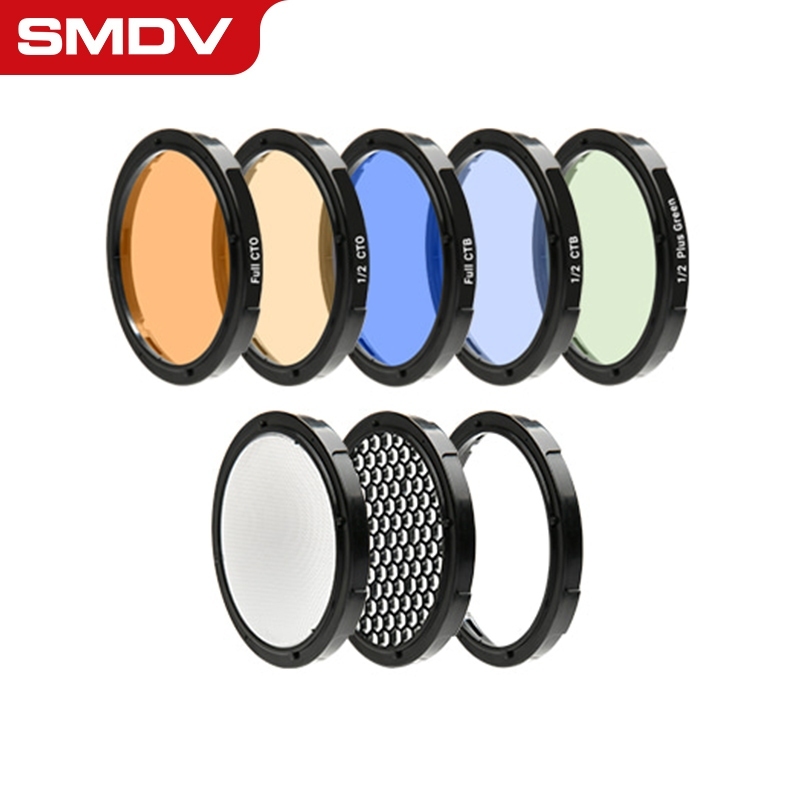 Smdv Flip QUICK Release Parabolic Out ประตู Softbox อุปกรณ์เสริม 8 ชิ้นสําหรับ Profoto A1 Godox V1 A