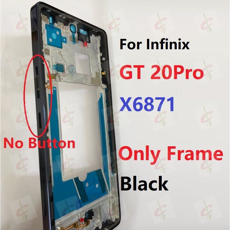 กรอบหน้า LCD สําหรับ Infinix GT 20 Pro X6871 กรอบกลาง รูปที่ 3