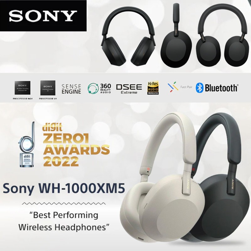 หูฟังไร้สาย Sony WH-1000XM5 พร้อมลดเสียงรบกวน