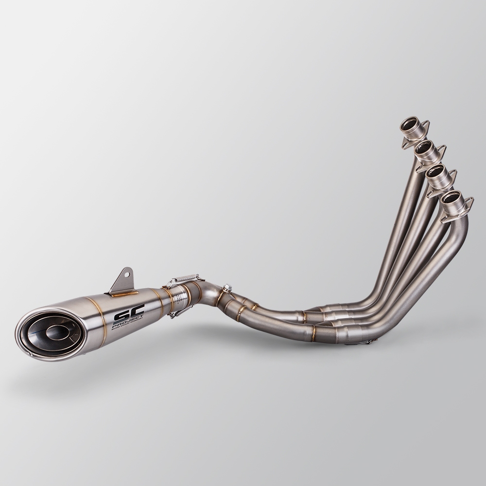 รถจักรยานยนต์ไอเสียระบบอัพเกรดชุดสําหรับ CBR650R CB650R CB650F CBR650F Escape Refit Full End Muffler
