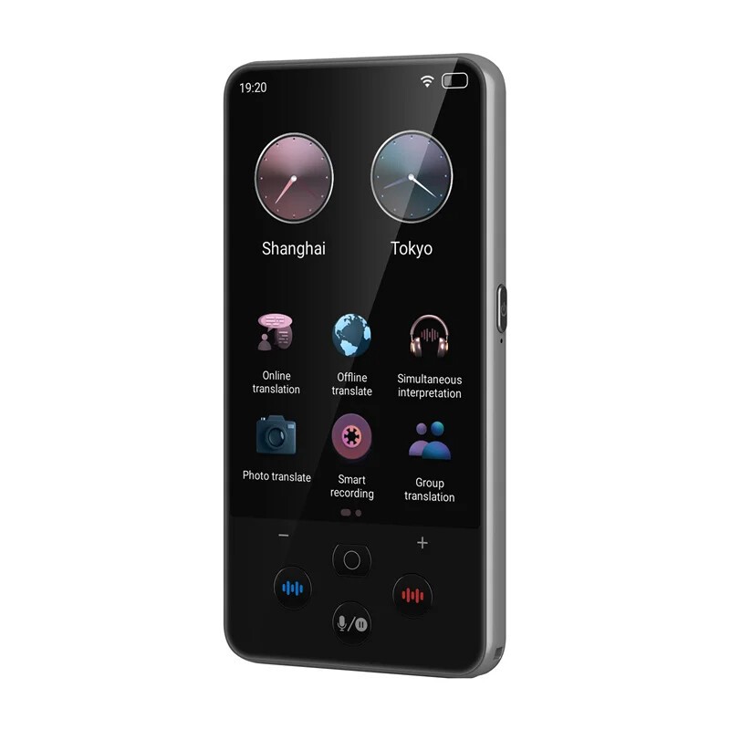S85 Pro เครื่องแปลเสียงแบบพกพา 138 ภาษาบันทึกอัจฉริยะ 19 ออฟไลน์ในเรียลไทม์ ChatGPT AI การแปลกลุ่มภาพเสียง