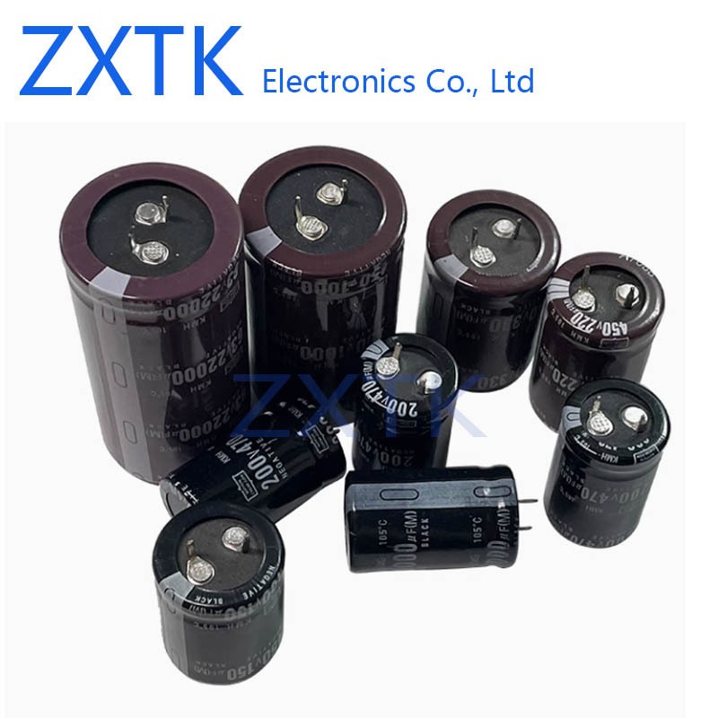 Bull horn อลูมิเนียม Electrolytic Capacitor 250V 400V 450V 47uf/68uf/82uf/100uf/120uf/150uf/390uf/47