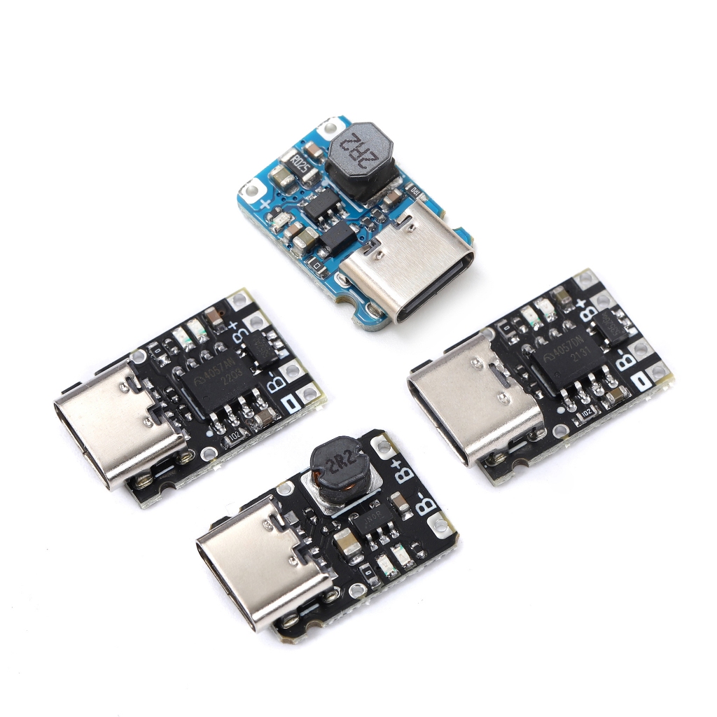 5v ชาร์จ Dischargeable โมดูลแบบบูรณาการ 3.7V 4.2V18650 แบตเตอรี่ลิเธียมชาร์จ Booster Power Board ป้องกัน Type-c