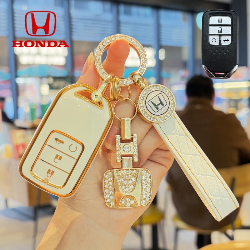 Honda กุญแจรถพวงกุญแจ Honda civic Key Case เหมาะสําหรับ Honda civic fc-fk 2016-2020