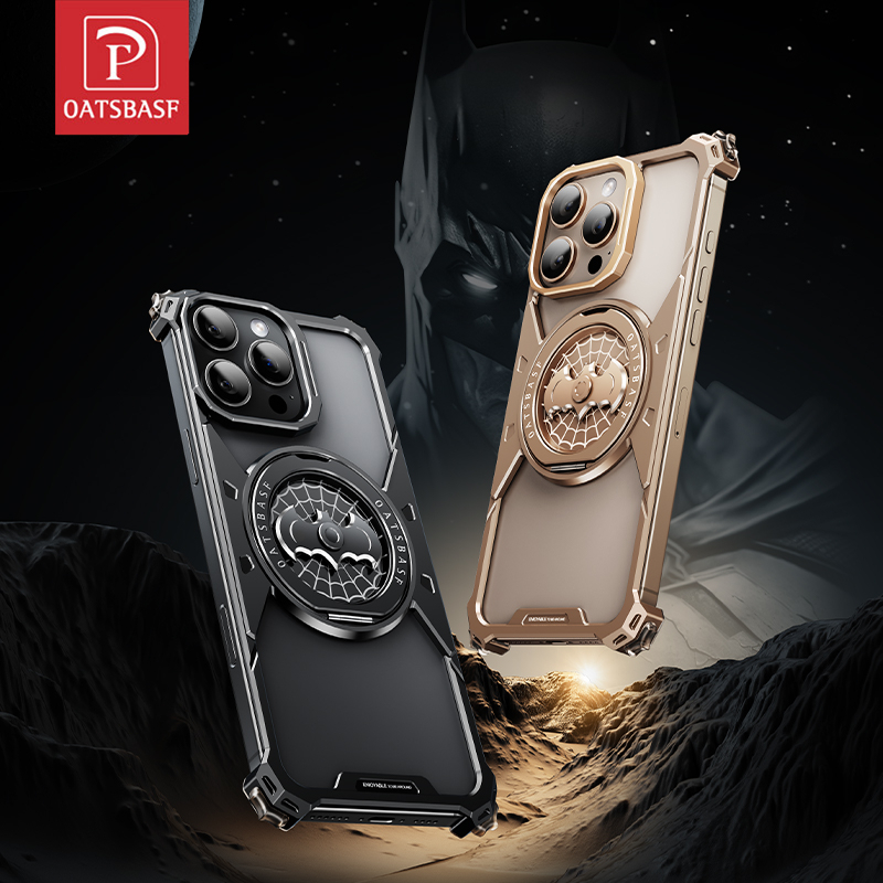 Oatsbasf Bat Case เคสโทรศัพท์โลหะ สําหรับ iPhone 16 Pro Max / iPhone 16 Pro