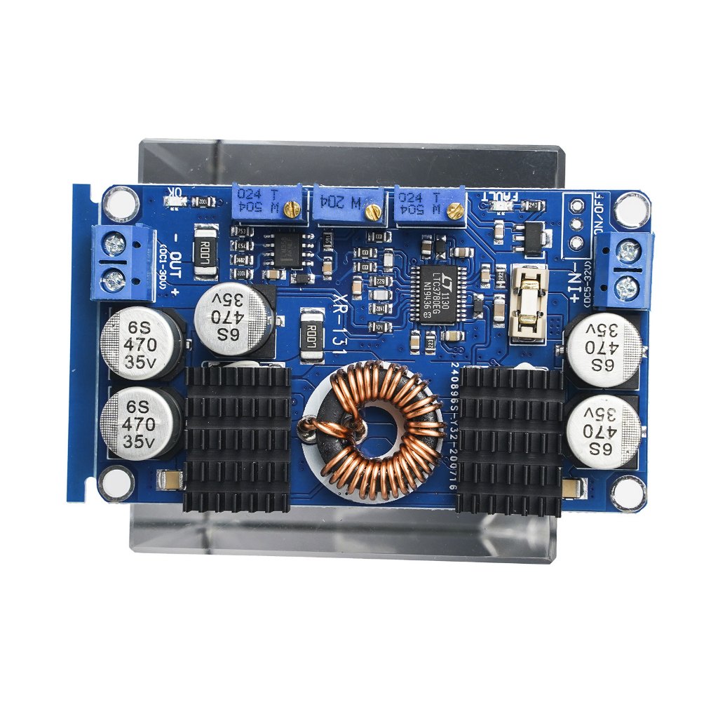 DCDC LTC3780 อัตโนมัติ Buck-Up เครื่องปรับแรงดันไฟฟ้ารถยนต์พลังงานแสงอาทิตย์แรงดันคงที่โมดูลไฟฟ้ากระแสคงที่ประเภท Ultrabook