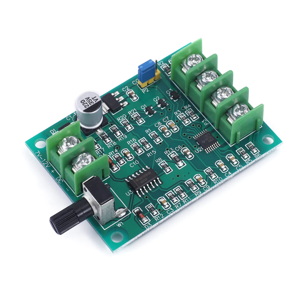 เวอร์ชันปรับปรุง DC Brushless มอเตอร์ไดร์เวอร์บอร์ดควบคุมความเร็ว Optical Drive Hard Disk Motor Controller 7V-12V