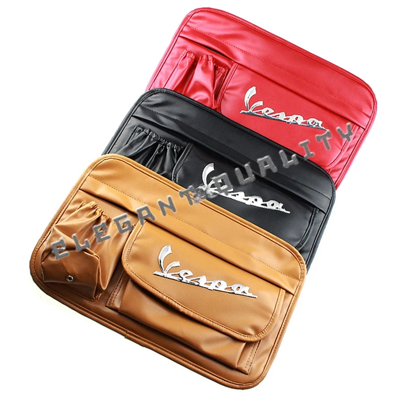 เหมาะสําหรับ Piaggio Vespa GTS 150 125 200 Super LX 125FL GTV 125ie 300 กระเป๋าด้านหน้าถ้วยน้ํากระเป๋าสกู๊ตเตอร์สามารถใช