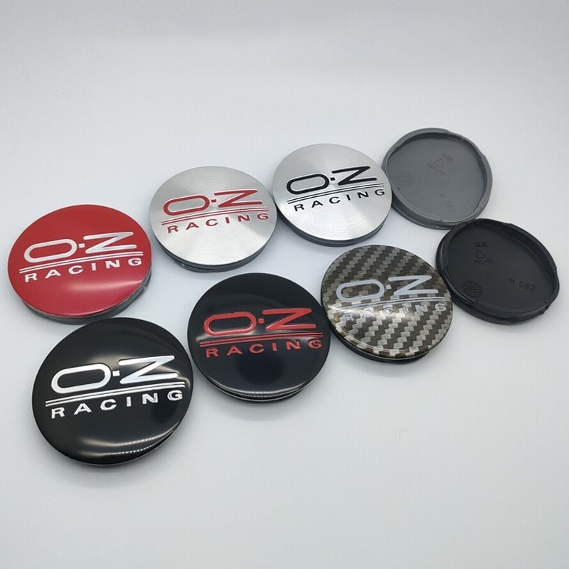 4pcs 55mm M582 62mm M595 รถศูนย์ล้อ Hub Caps สําหรับ OZ Racing OZ Alloy Auto ล้อขอบ Center Hub ฝาครอบ