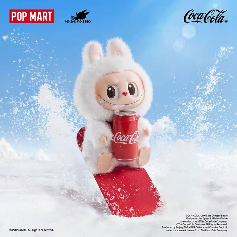 Popmart Bubble Mart THE MONSTERS Coca-Cola ซีรีส์กล่องตาบอดหน้าไวนิล