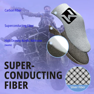 Hy MLBB Gaming Finger Sleeve เกมมือถือถุงมือสําหรับ PUBG Breathable Finger Sleeve ปลายนิ้ว Anti-slip Silver Fiber Gaming Cover