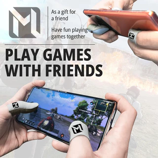 Hy MLBB Gaming Finger Sleeve เกมมือถือถุงมือสําหรับ PUBG Breathable Finger Sleeve ปลายนิ้ว Anti-slip Silver Fiber Gaming Cover