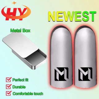 Hy MLBB Gaming Finger Sleeve เกมมือถือถุงมือสําหรับ PUBG Breathable Finger Sleeve ปลายนิ้ว Anti-slip Silver Fiber Gaming Cover