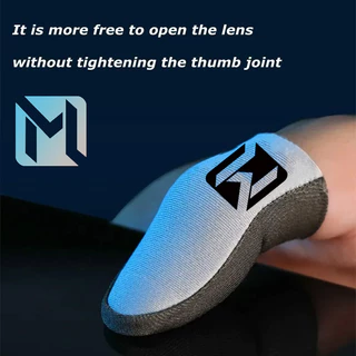 Hy MLBB Gaming Finger Sleeve เกมมือถือถุงมือสําหรับ PUBG Breathable Finger Sleeve ปลายนิ้ว Anti-slip Silver Fiber Gaming Cover