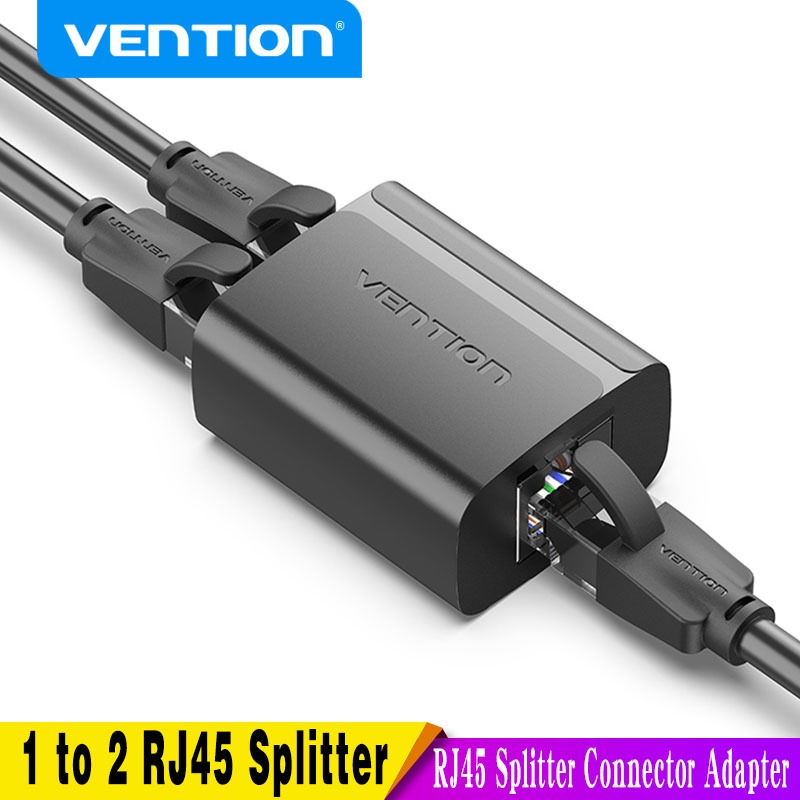 Vention RJ45 Splitter 1 ถึง 2 RJ45 Splitter Network Adapter Female Network Extender Extension Connec