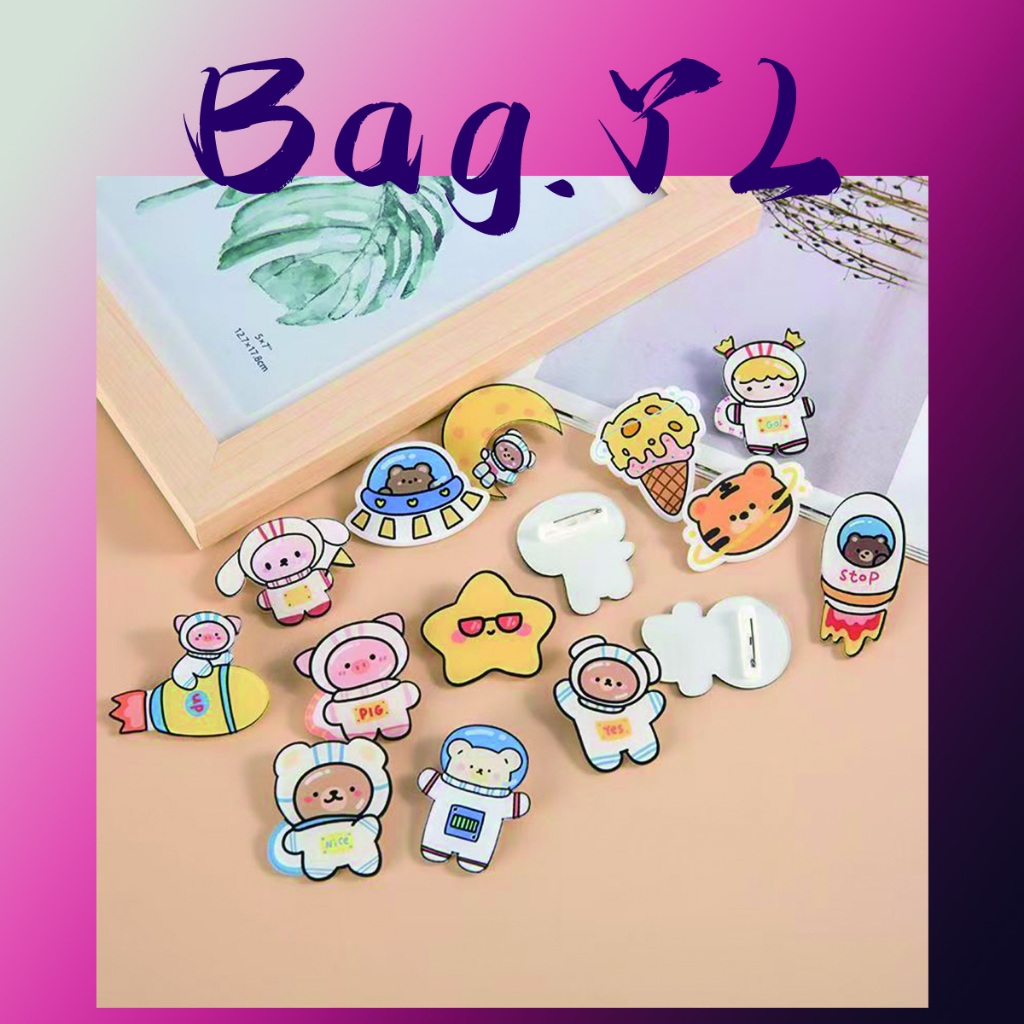 สุ่มการ์ตูนของขวัญหัวเข็มขัด