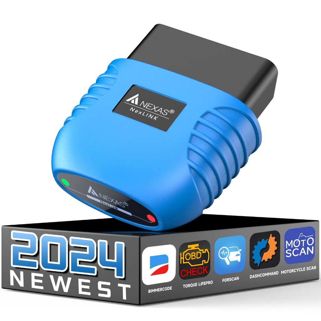 NEXAS NexLink Bluetooth 5.0 Obd2 Scanner JOBD/OBDI/EOBD Car Scanner Odb2 Car Diagnostic Tool Car Diagnostic Scanner For iOS Android Windows