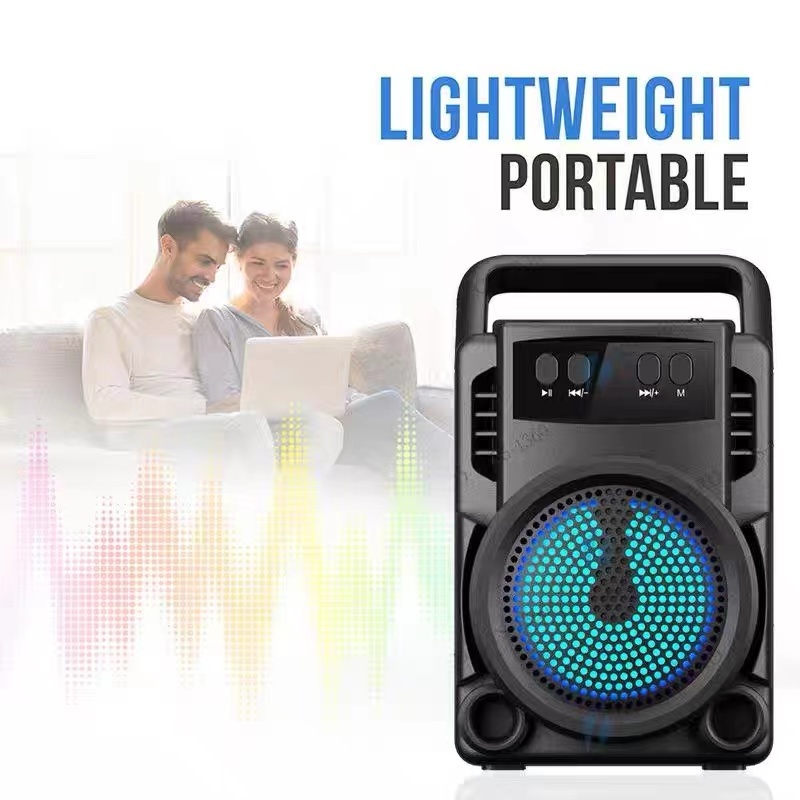 ลำโพงไร้สาย รุ่น GTS-1360 เสียงดี เบสหนัก มีไฟ LED ขณะเล่นเพลง ดอกลำโพง 3 นิ้ว รองรับวิทยุFM/TF Card / Micro USB - รูปที่ 3