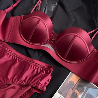 เบนมิง ปีชุดชั้นในสีแดงกางเกงชั้นในชุดสุภาพสตรีเซ็กซี่ชุดชั้…