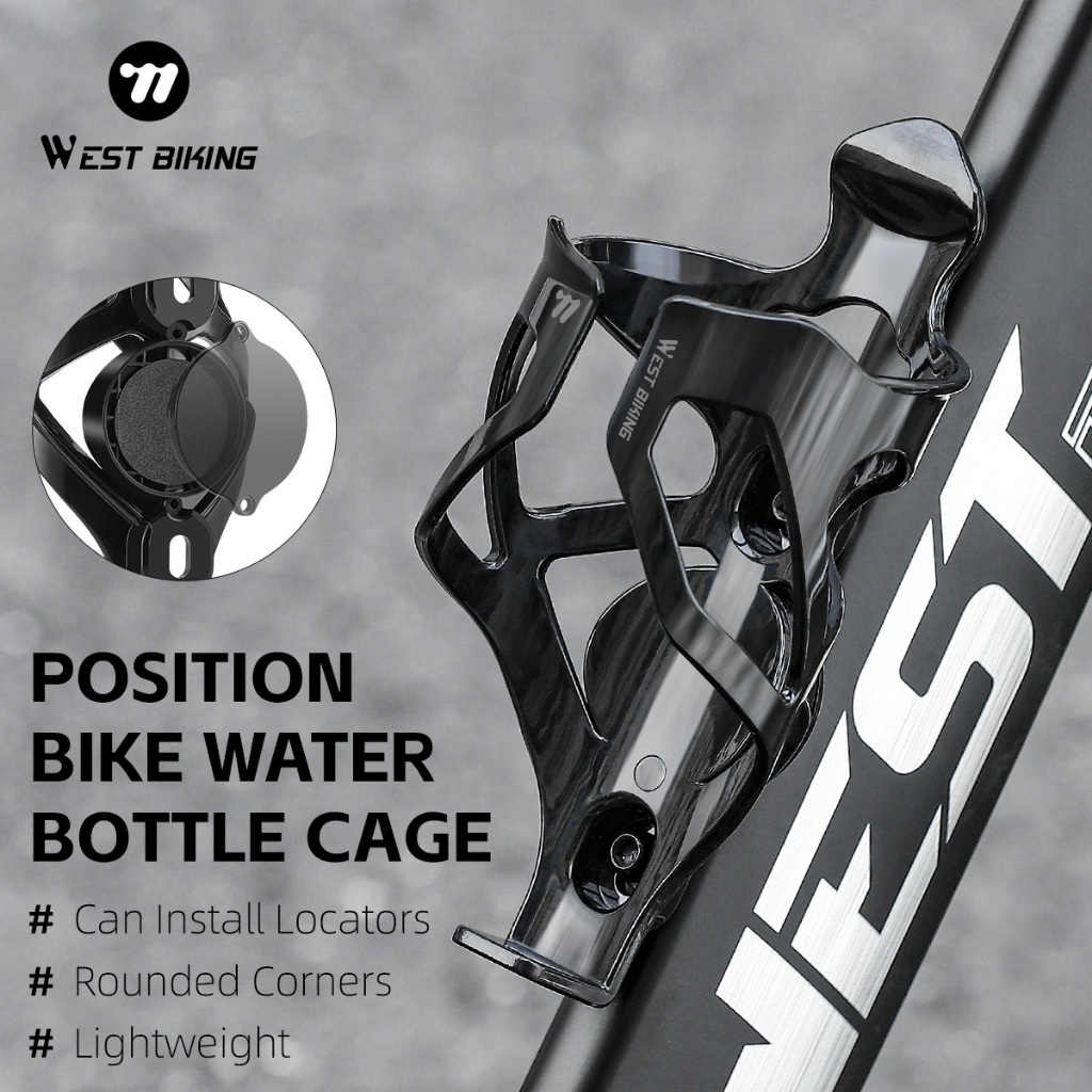 【พร้อมส่งจากกรุงเทพ】WEST BIKING กรงขวดจักรยานจักรยานเสือหมอบ Airtag ตําแหน่ง Anti-Theft ที่วางกาต้มน้ําจักรยานจักรยานเสือภูเขาขี่จักรยานที่วางแก้วน้ํา