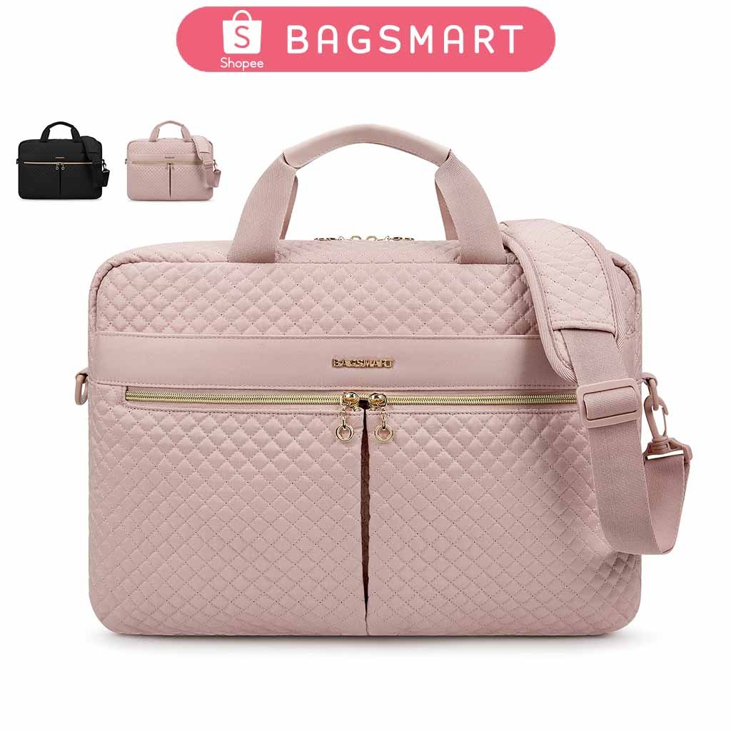 BAGSMART 15.6/17.3 นิ้วแล็ปท็อปกระเป๋าเป้สะพายหลังกันน้ำเดินทางกระเป๋าเอกสารกระเป๋าสะพายสำนักงานธุรกิจ