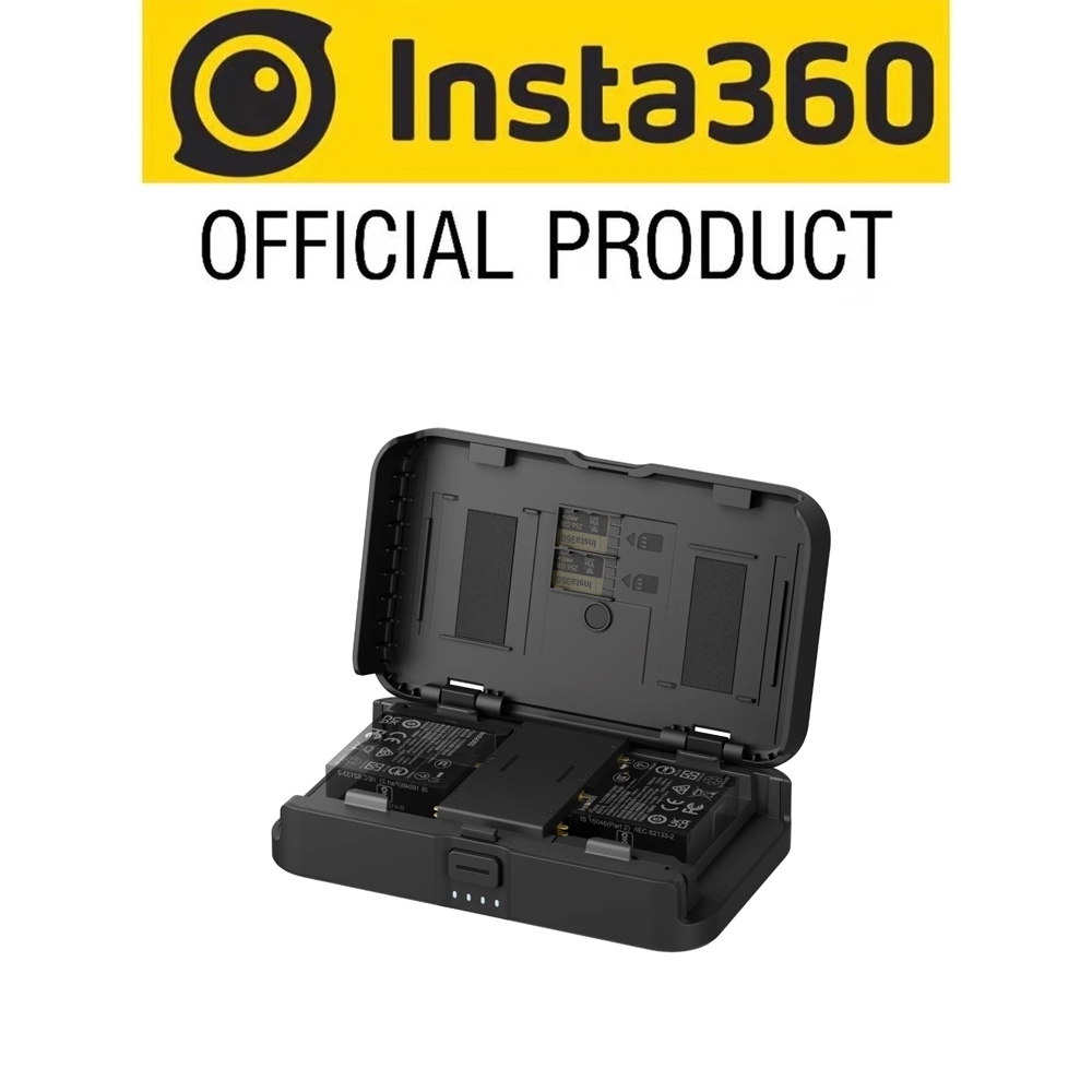 Insta360 เคสชาร์จแบบพกพาสําหรับ Insta360 X4/X3/ACE/ACE Pro/Ace Pro 2