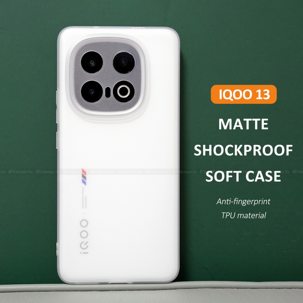 สําหรับ วิฟ ไอคิว Vivo IQOO 13 ปลอกนุ่มโปร่งแสงเคลือบบางเคสโทรศัพท์ปก