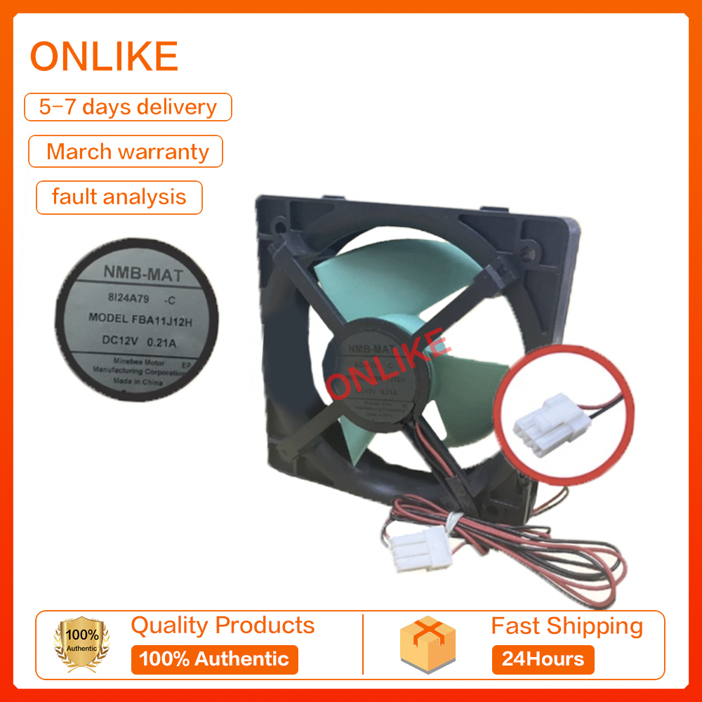 (11.3CM) Nr-b591g PANA SONIC DC12V 0.21A พัดลมหม้อน้ํา FBA11J12H 2 สาย