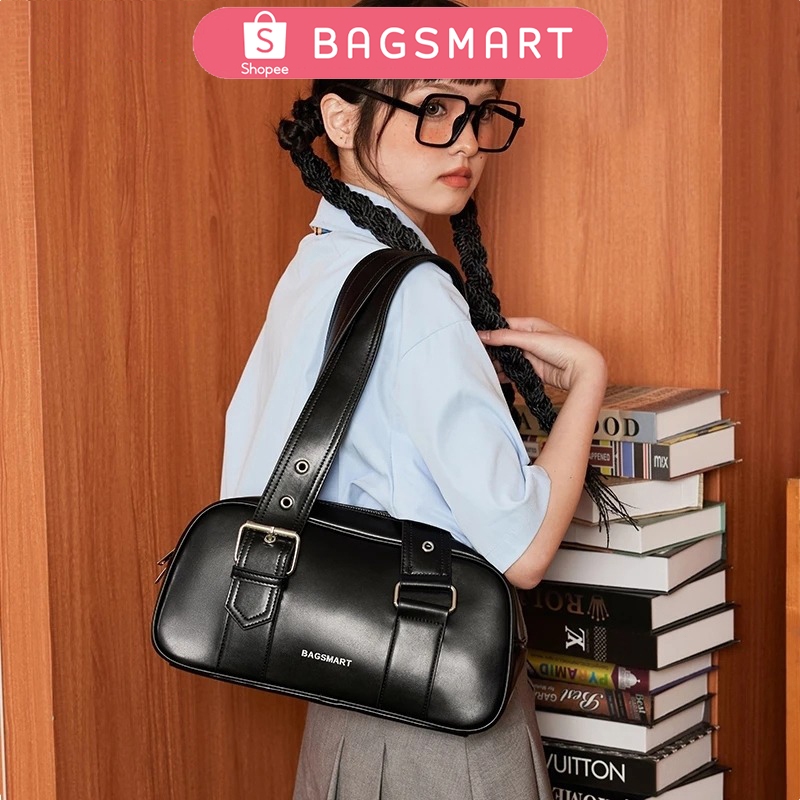 BAGSMART กระเป๋าถือ Chubby Bag กระเป๋าสะพายข้างผู้หญิง กระเป๋าถือ แฟชั่นสําหรับสตรี Underarm Bag กระเป๋าสะพายแฟชั่นสไตล์ shoulder bag