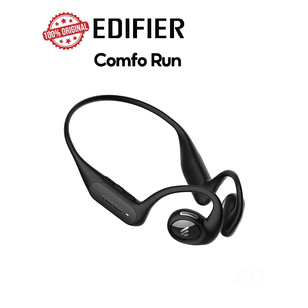 Edifier Comfo Run หูฟังไร้สายแบบสปอร์ตแบบเปิดหู ไดรเวอร์ไดนามิก 16.2 มม. ระบบเสียงเบสแบบ Dual-Mic เวลาเล่นนาน 17 ชั่วโมงพร้อมการชาร์จที่รวดเร็ว