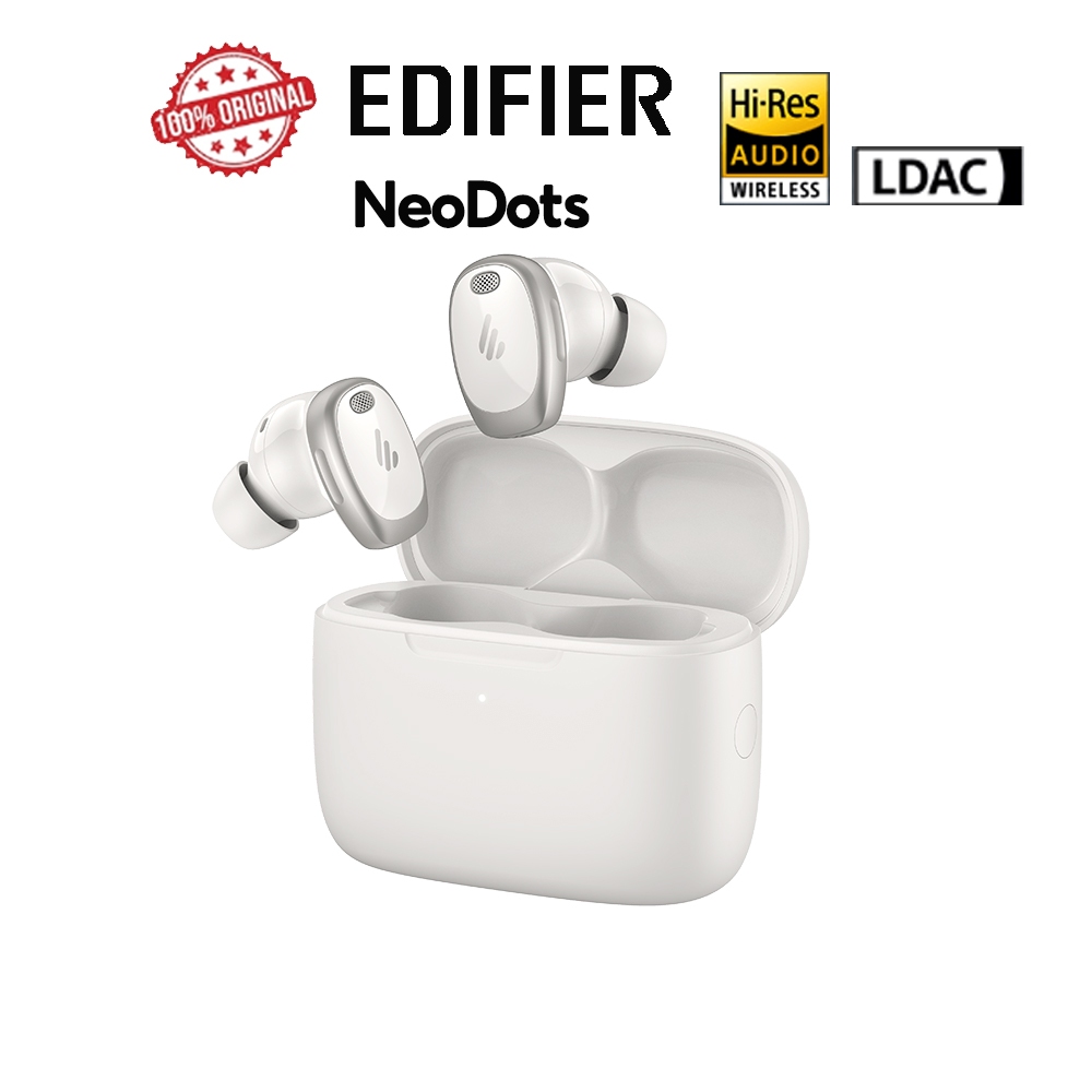 Edifier NeoDots True Wireless Earbuds พร้อมตัดเสียงรบกวนแบบแอคทีฟ เสียงระดับพรีเมียมพร้อมใบรับรองไร้สายเสียงความละเอียดสูง