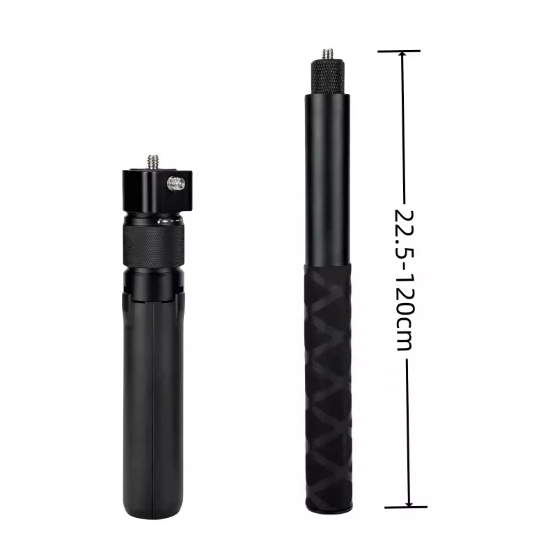 2026 ใหม่สําหรับ insta360 X5 X3 X4 1.2m 2m 3m คาร์บอนไฟเบอร์ที่มองไม่เห็น Selfie Stick Bullet Time หมุนขาตั้งกล้องสําหรับ GoPro Insta360 X4 X3 X2 Ace Pro อุปกรณ์เสริม Bullet Time ขาตั้งกล้อง thumbnail 6