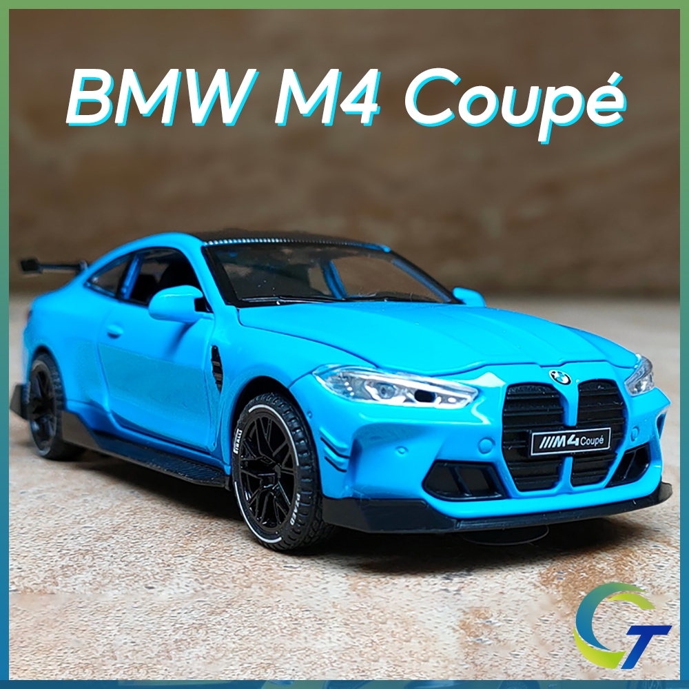 โมเดลรถยนต์อัลลอย 1:32 BMW M4 มีเสียง และไฟ ของเล่นสําหรับเด็ก